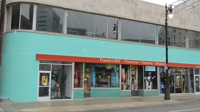 PuppetART theatre on 25 E. Grand River in downtown Detroit.