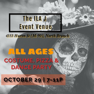 ALL AGES Costume, Pizza, Dance Party @ The Ila J - Oct 29