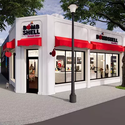 A rendering of the new Bombshell Treat Bar planned for Berkley.