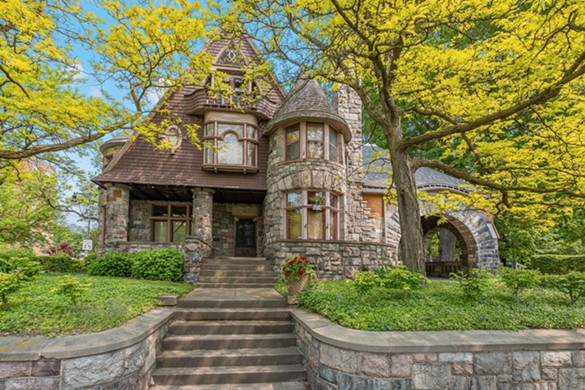 This historic Michigan stone house is beautiful inside and out