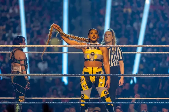 SummerSlam at Detroit's Ford Field; WWE superstars visit community youth