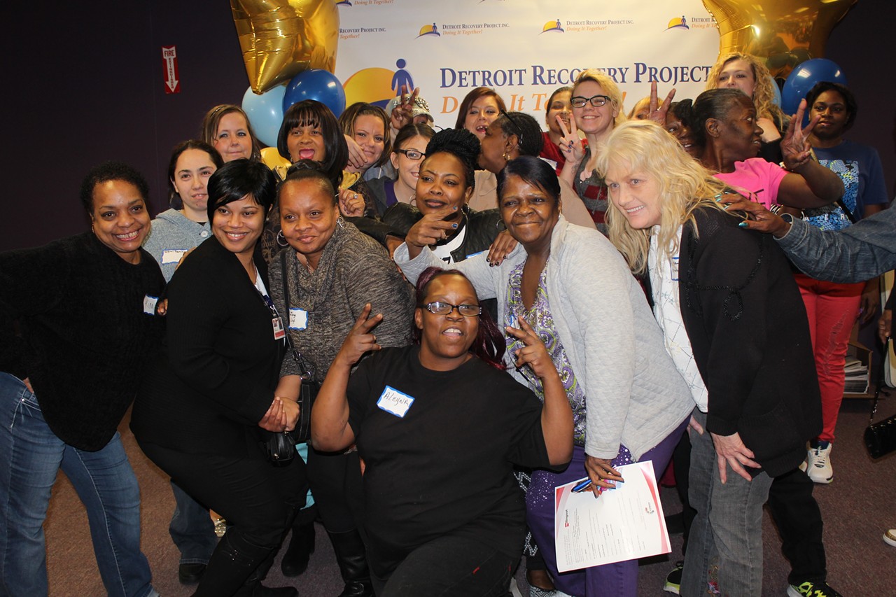 Women of the Detroit Recovery Project.