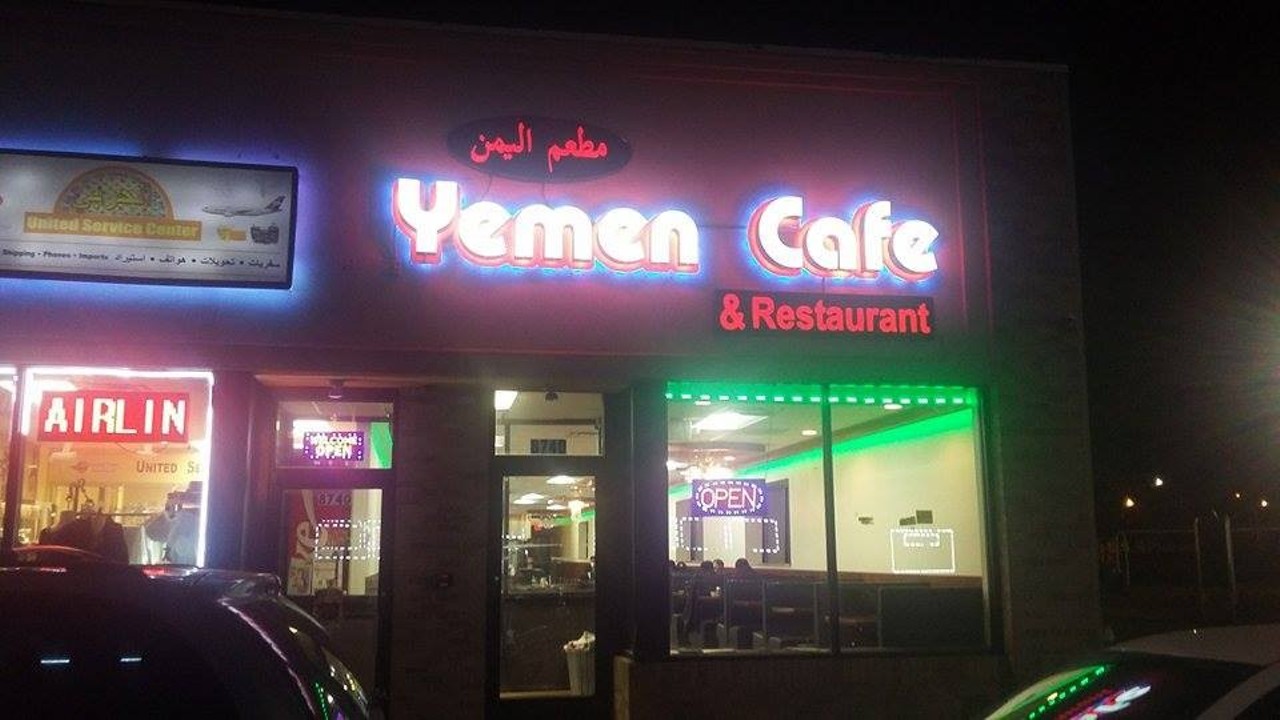 Yemen Cafe
8740 Joseph Campau Ave., Hamtramck; 313-871-4349
The Yemen Cafe in Hamtramck blends Arab, Turkish, and Indian flavors to create a unique menu. The influences of the various cultures can be seen on the menu. Different types of shawarma, gallaba, and chicken dishes can be purchased here.
Photo by Serena Maria Daniels