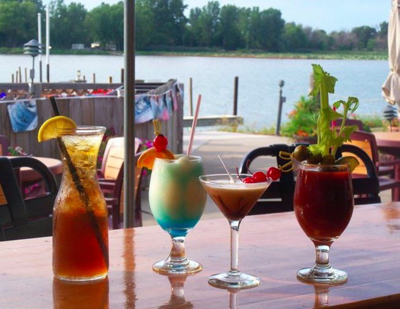 Webber&#146;s Waterfront Restaurant & Lounge
6339 Edgewater Dr., Erie; 734-723-7411
For more than 30 years, Webber&#146;s Waterfront Restaurant has been owned and operated by the Merryman family. Facing the Ottawa River, right on the edge of the Michigan and Ohio border, Webber&#146;s offers drinks such as Electric Lemonade and Cucumber Lime Clamdigger. If these mixed drinks aren&#146;t for you, you can still sit on their outdoor patio, sip on sangria, and listen to live music on Sundays.