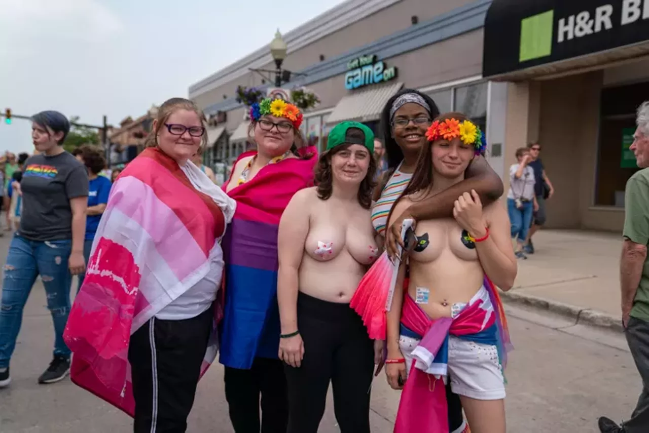 All the fabulous people we saw at Ferndale Pride 2019