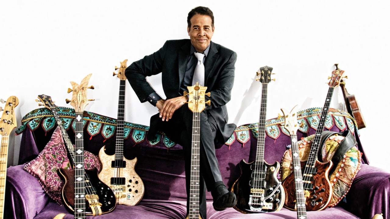 Saturday, 4/9 -
Stanley Clarke, Hiroshima
@ Music Hall -
Get your jazz on with the Stanley Clarke Band and Hiroshima at Music Hall. Combining jazz with extensive acoustic and electric bass playing for over 40 years, Clarke has earned the title of bass virtuoso. The winner of four Grammys, Clarke has been called a &#147;living legend&#148; due to his contributions as a recording artist, performer, composer, conductor, arranger, and producer. His last CD, The Stanley Clarke Band: UP, was released in 2014, and earned a Grammy nomination. Entirely self-produced, UP is an &#147;energetic, fun, rhythmic and upbeat album&#148; that equally showcases Clarke&#146;s talents with both electric and acoustic bass.
Doors at 8 p.m.; 350 Madison St., Detroit; 313-887-8500; stanleyclarke.com; Tickets start at $50.