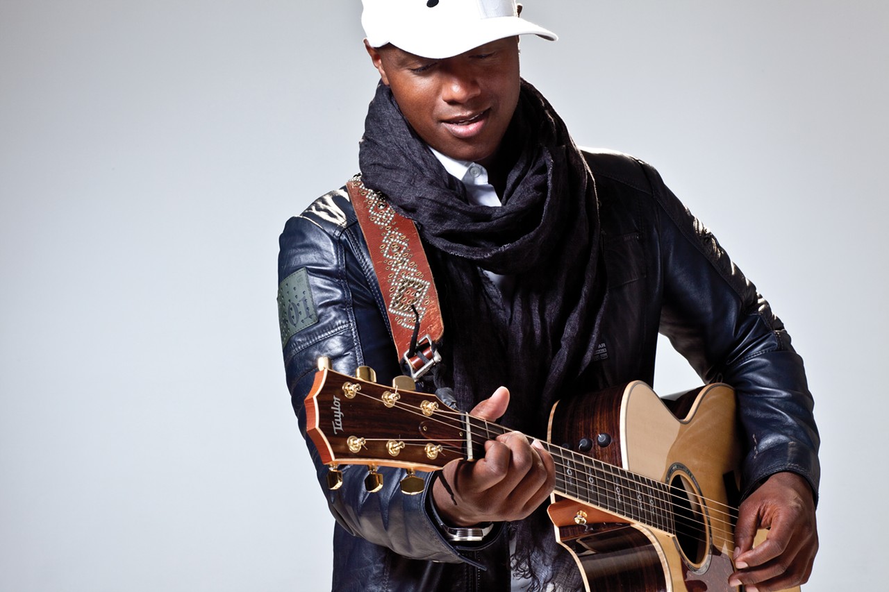 Friday, 5/6 -
Javier Colon
@ The Magic Bag -
If Javier Colon&#146;s name sounds familiar, it&#146;s probably because you saw him on the first season of NBC&#146;s singing competition The Voice, where he won. He was a struggling musician when he first appeared on the show, and now is touring in support of his latest and best album to date, Gravity. Colon&#146;s sound blends pop and R&B with acoustic guitar to create a sound he likes to call &#147;acoustic soul.&#148; Colon&#146;s shows are intimate and relatable. We&#146;re sure it will be a great evening of music. 
Doors at 8 p.m.; 22920 Woodward Ave., Ferndale; tickets are $15; 18 and older only.