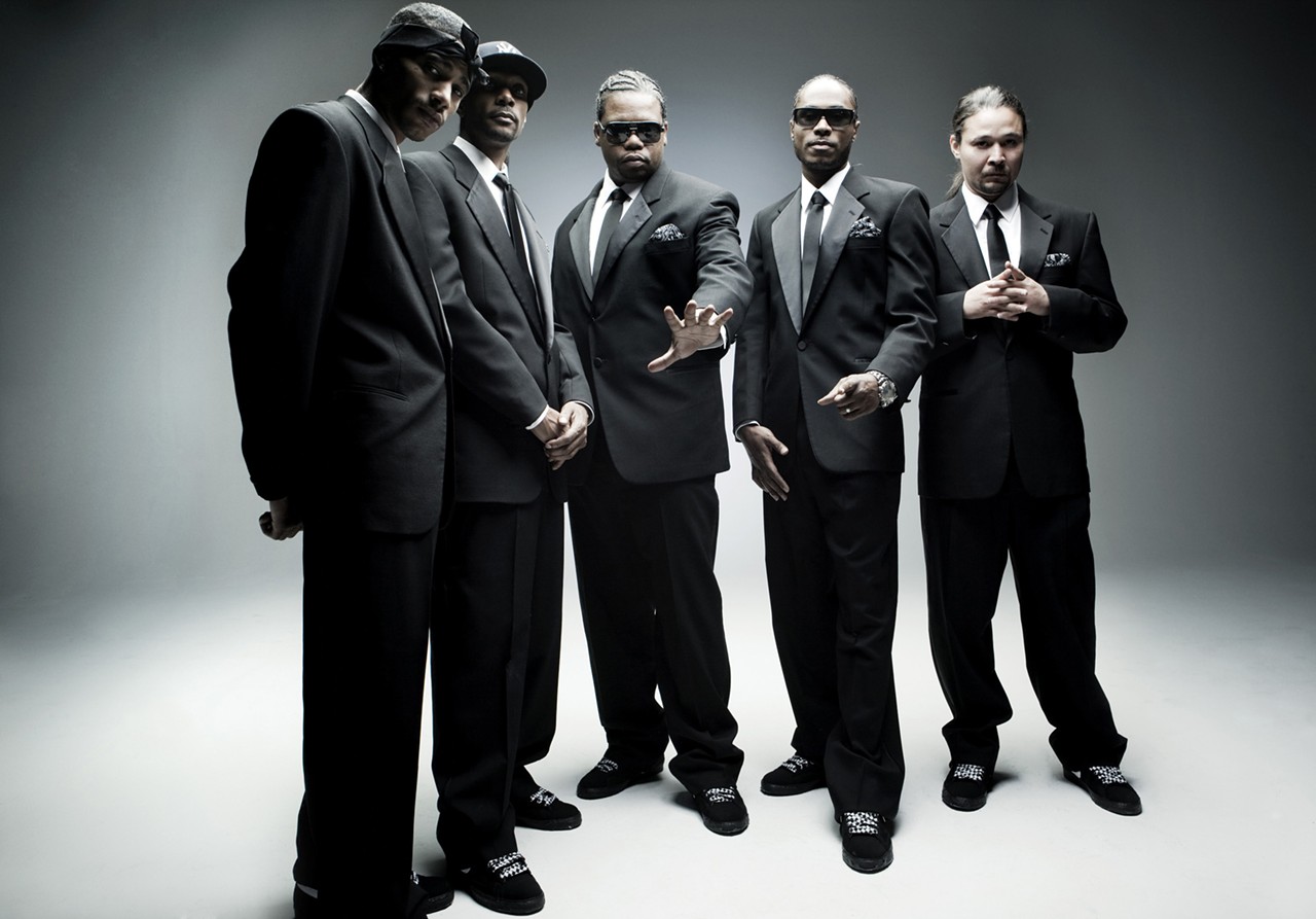 Thursday, 2/18 -
Bone Thugs-N-Harmony
@ Saint Andrews Hall -
Nostalgia alert! One of the best rap groups of all time, Cleveland&#146;s Bone Thugs-N-Harmony, will be returning to Detroit at Saint Andrews Hall to give one hell of a performance. If you&#146;re somehow not familiar with the legends, rapper Eazy-E of N.W.A. signed the group to Ruthless Records in the early &#146;90s and the rest is history. The group has been working on new material since 2014, so you will hear a mix of the new stuff and the &#146;90s rap goodness that we all long for. 
Doors at 7 p.m.; 431 E Congress St., Detroit; saintandrewsdetroit.com; $30.