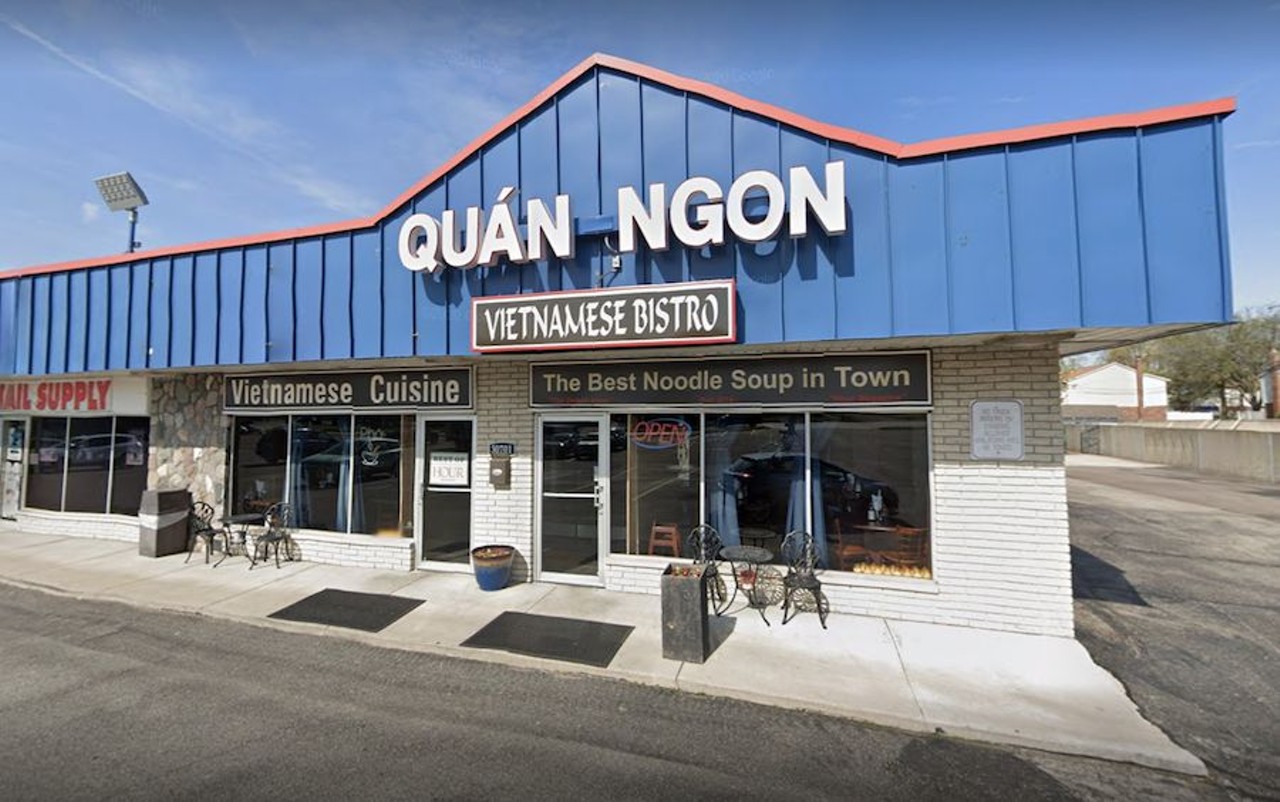 Quan Ngon Vietnamese Bistro
30701 Dequindre Rd., Madison Heights; 248-268-4310
This spot&#146;s well-laid tables with generous cloth napkins and metal chopsticks, the six chandeliers, banquette, the graceful way the food is presented &#151; all lift the heart. Besides Vietnam's famous b&aacute;nh m&igrave; sandwiches, Qu&aacute;n Nem Ngon, which means "delicious small restaurant," offers three ways to order a hefty meal: soups, noodle salads, and protein served with noodles or rice, fried or not.
Photo via GoogleMaps 