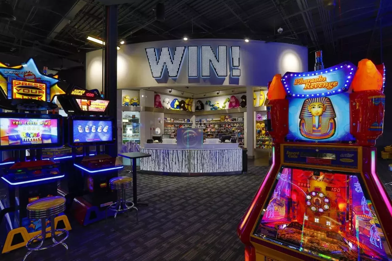  Dave & Buster&#146;s   
45511 Park Ave. Suite D, Utica; 586-930-1515
19375 Victor Pkwy., Livonia; 734-452-4600
Let&#146;s just call Dave & Buster&#146;s what it really is: Chuck E. Cheese&#146;s for adults. With their famous appetizers &#151; including their unbeatable beer-batter onion rings &#151; and a plethora of drinks to choose from, there&#146;s no reason to ever leave. Convert your hard-earned cash into tokens while enjoying a wide range of arcade games &#151; throw it back old school with a round or two of skee-ball and Pac-Man or venture into an apocalyptic future with Zombie Snatcher. Come in on Wednesdays for their half off deal from open to close. 
Photo via  Dave & Buster&#146;s 