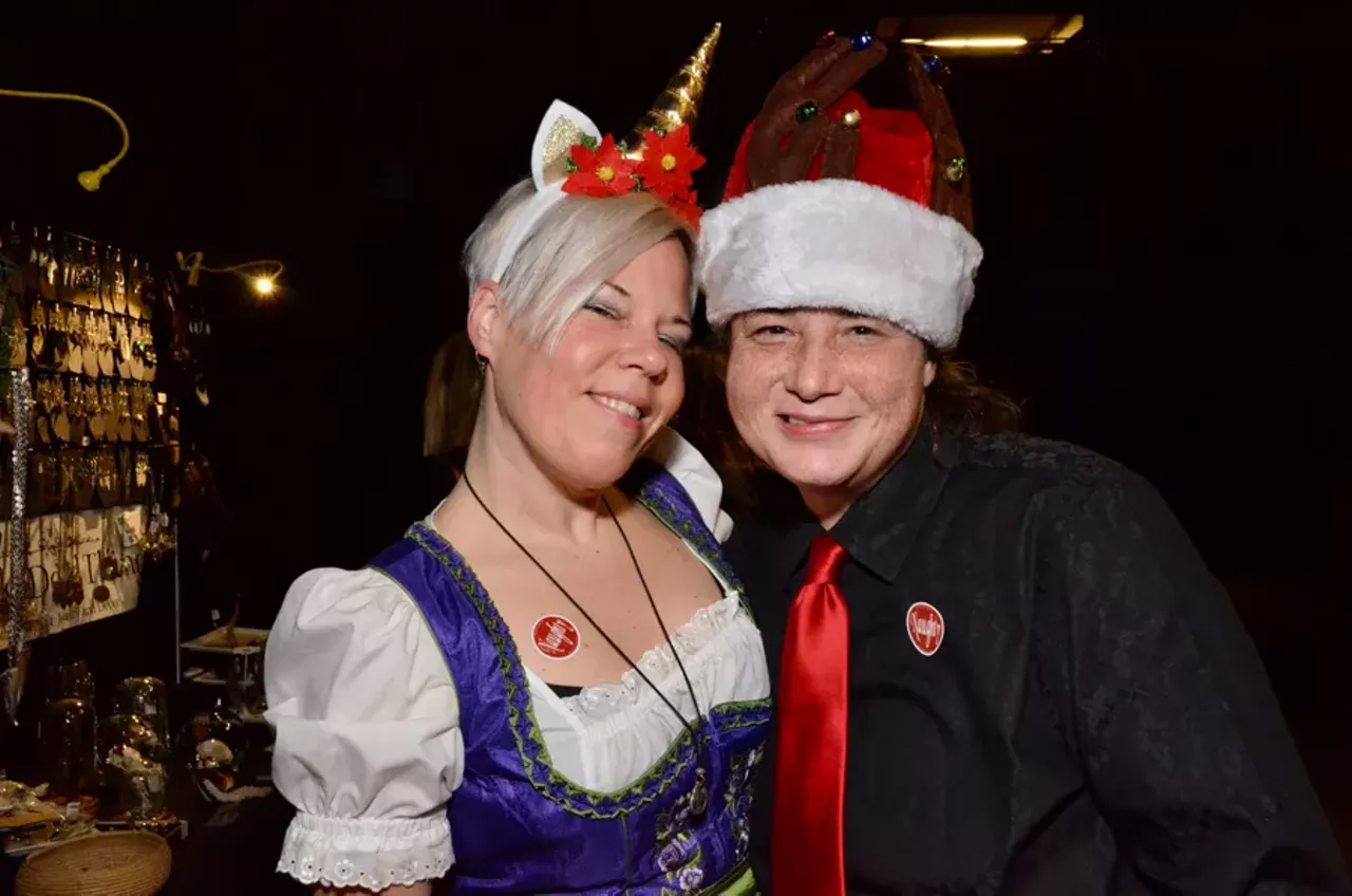 All the naughty folks we saw at Krampus Night at Detroit's Tangent Gallery