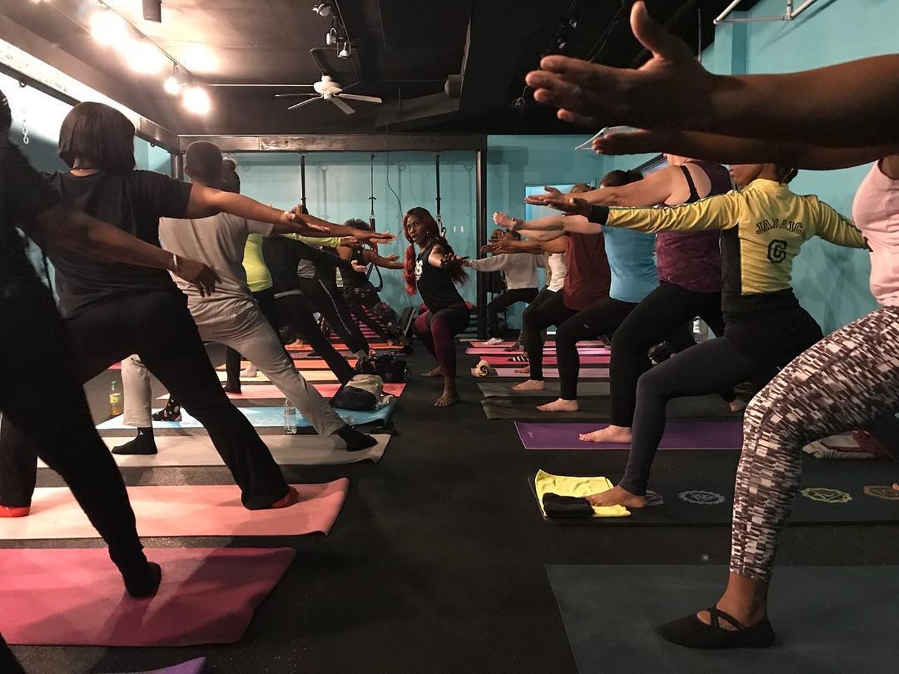 Trap Yoga 
&#147;Bodak Yellow&#148; is the new tranquil mix of waterfalls and windchimes and nasty is the new namaste. From Cardi B to Migos and Lil Boosie, twerk your way to wellness with this fresh take on ye&#146; olde yoga classes. 
UFit2, 16915 Livernois Ave., Detroit; 313-270-7425;  Facebook 
Photo via Facebook
