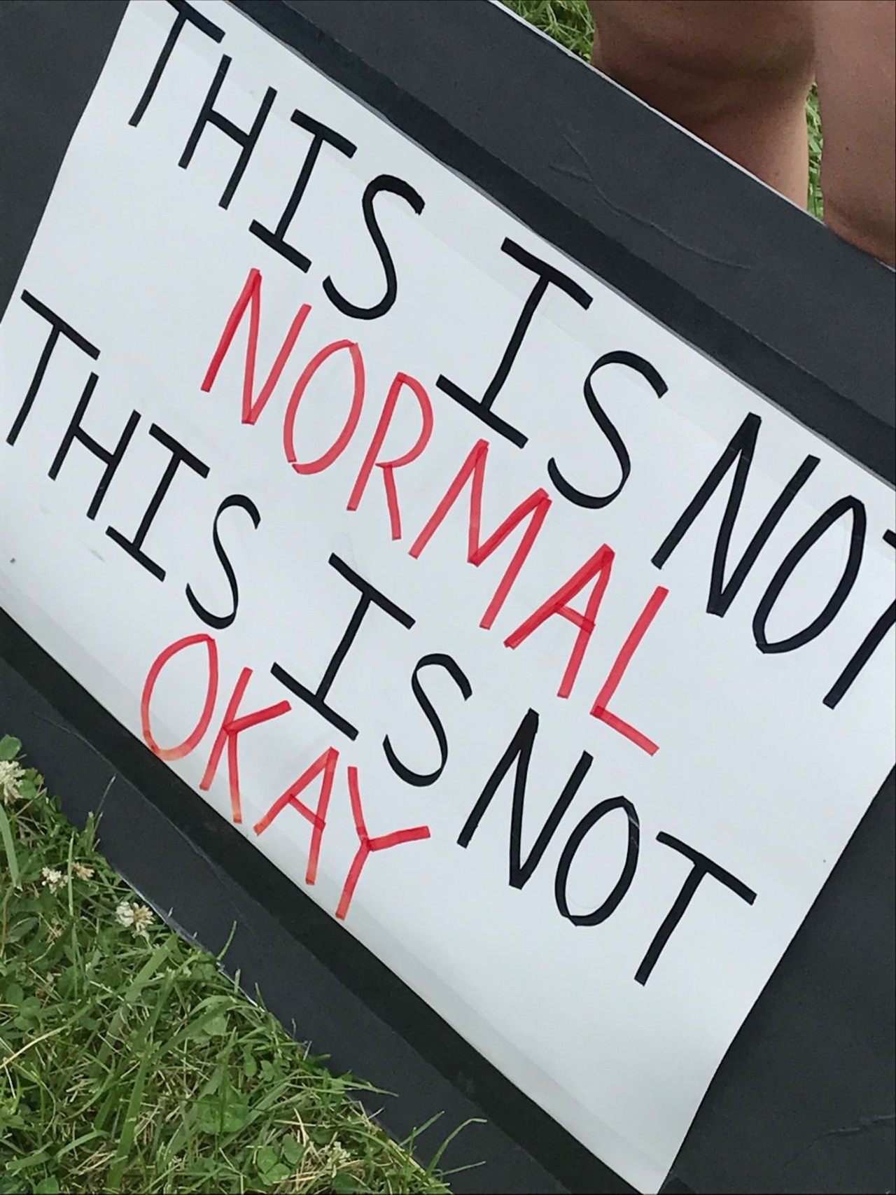 All the signs we saw at the 'Families Belong Together' rally in Detroit's Clark Park