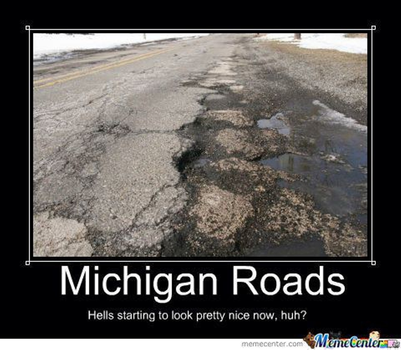 The roads in Hell are paved in... well, they're paved.