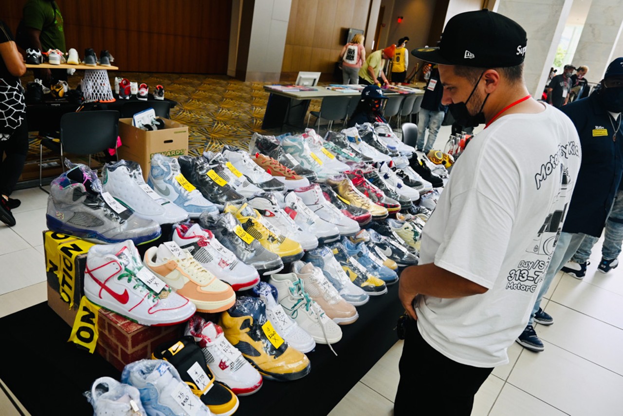 All the sneaker heads we saw at the SNKR Show at Detroit's TCF Center