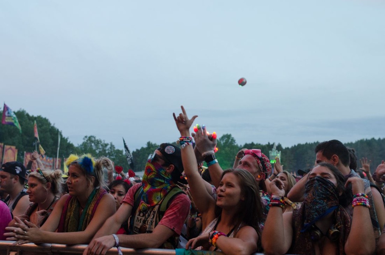 All the beautiful people we saw at day 1 of Electric Forest