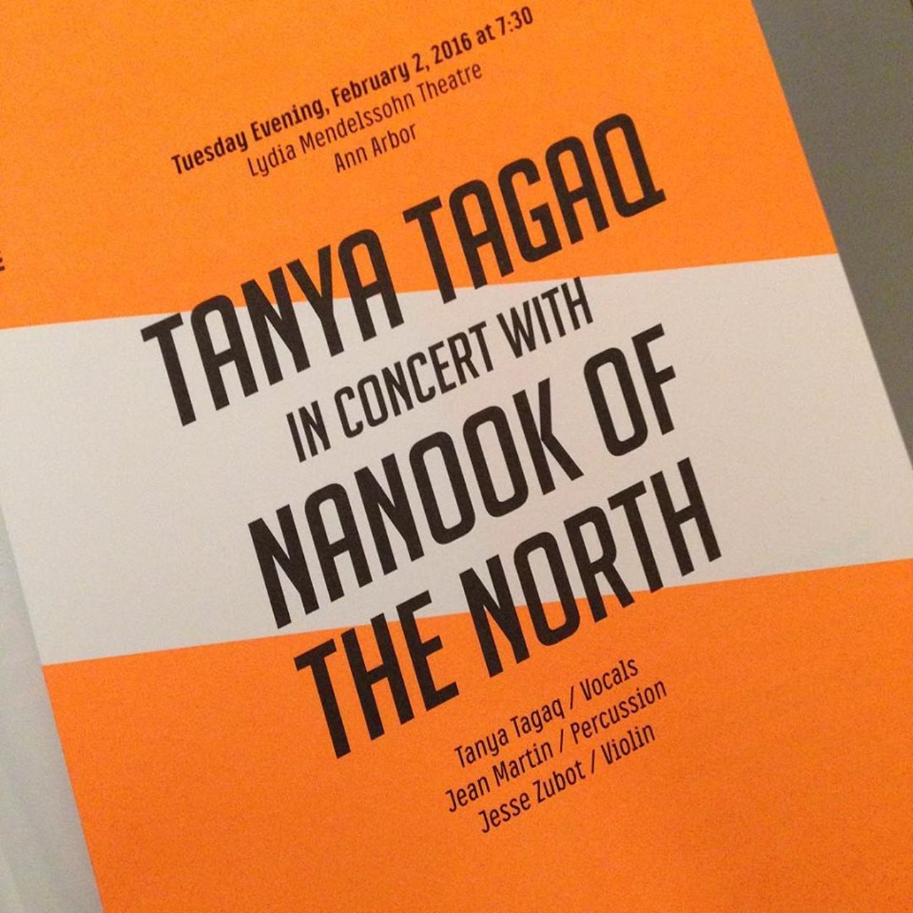 UMS Concert Series: Tanya Tagaq with Nanook of the North