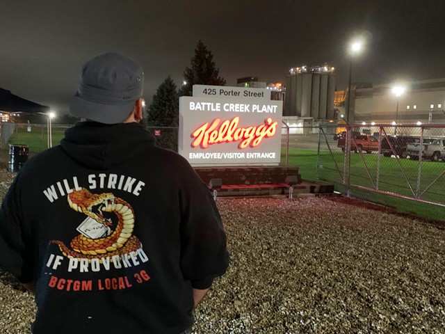 More than 1,400 Kellogg's workers are on strike.