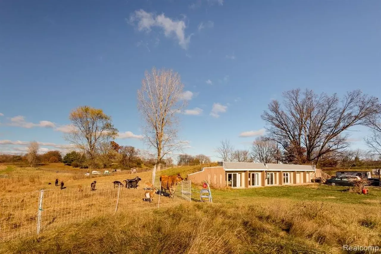 Image: Unique buried ‘earth shelter’ house hits market in Michigan