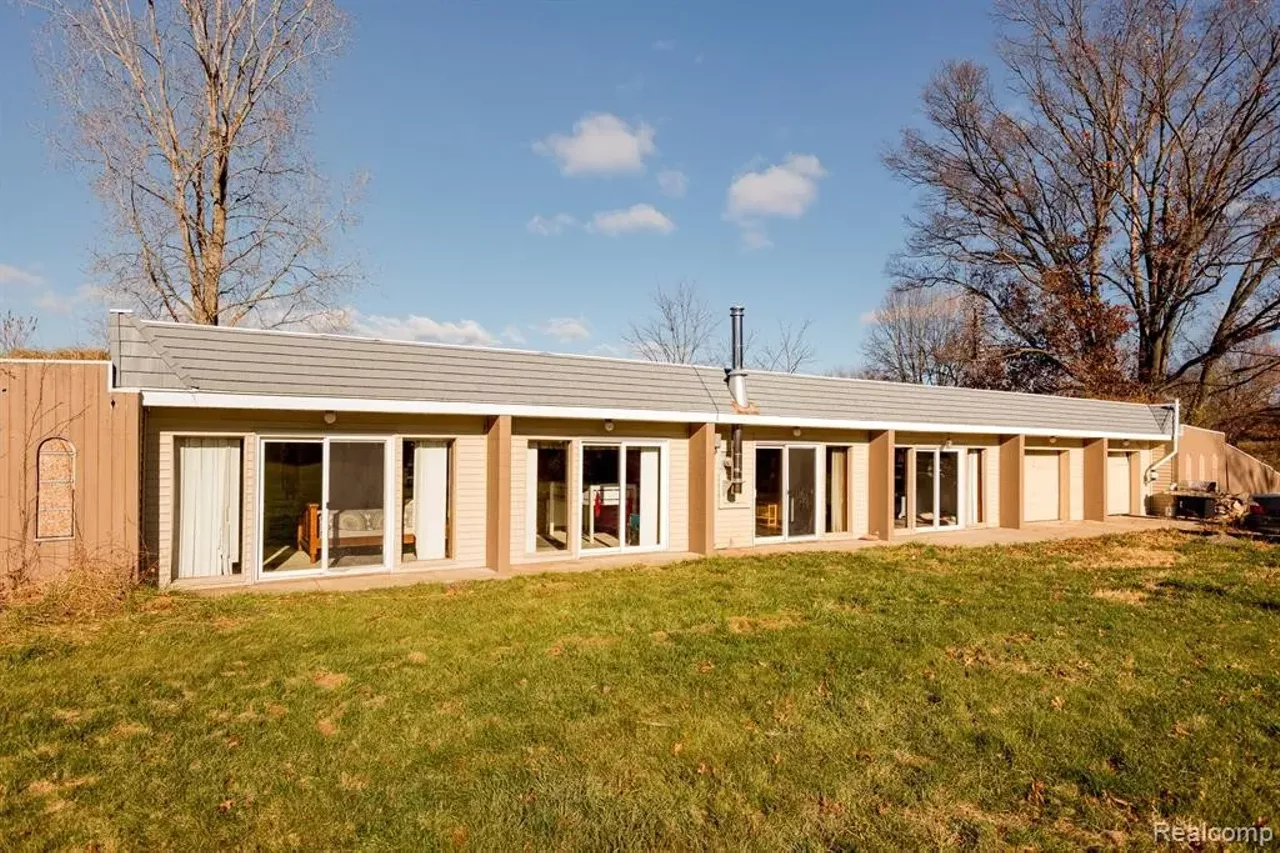 Image: Unique buried ‘earth shelter’ house hits market in Michigan