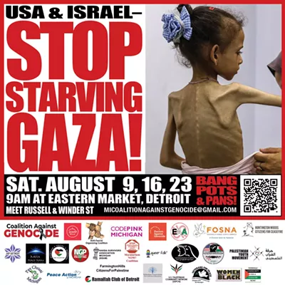 Image: US & Israel - Stop Starving Gaza! Bang Pots and Pans!