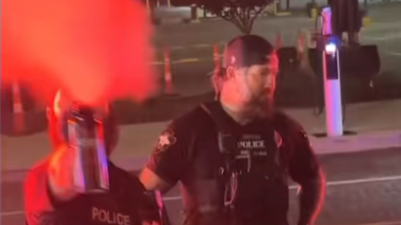Two white Flint cops sprayed mace at customers and workers at a food truck after arresting a man for dancing.