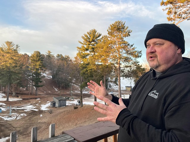 Mt. Holiday’s executive director, Jim Pearson, talks about this winter’s conditions. Feb. 8, 2024.