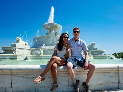 Danielle Geralds and Nile Hunt won a contest for a $40,000 weed-themed wedding. The contest was held by Greenhouse of Walled Lake.