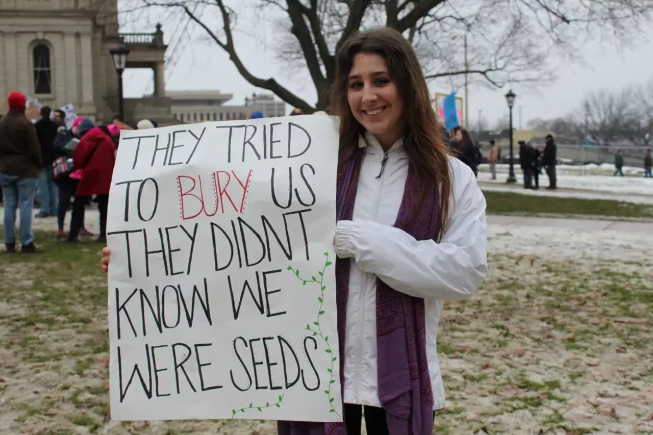 &#147;I march for everyone who can&#146;t be here. I march for them.&#148; &#151; Madeline Ward