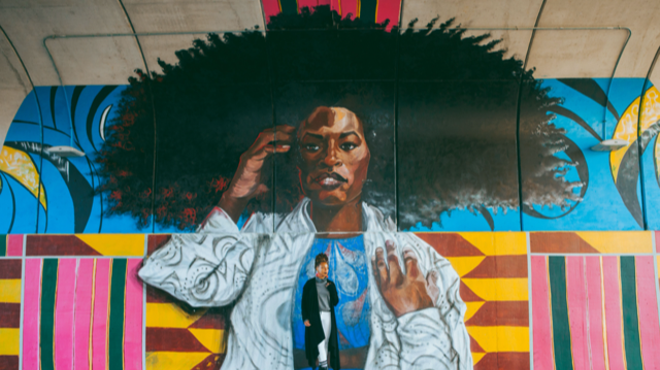 BLKOUT Walls Mural Festival to take place July 24-31; work by Sydney G. James.