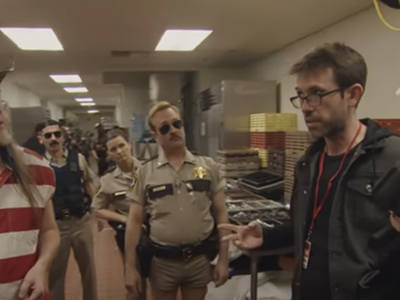 "Weird Al" Yankovic as Ted Nugent on Reno 911!