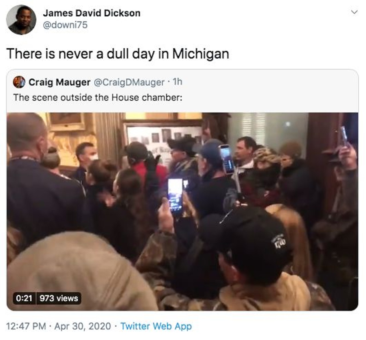 What in the MAGA-lovin' heck went down in Lansing on Thursday?