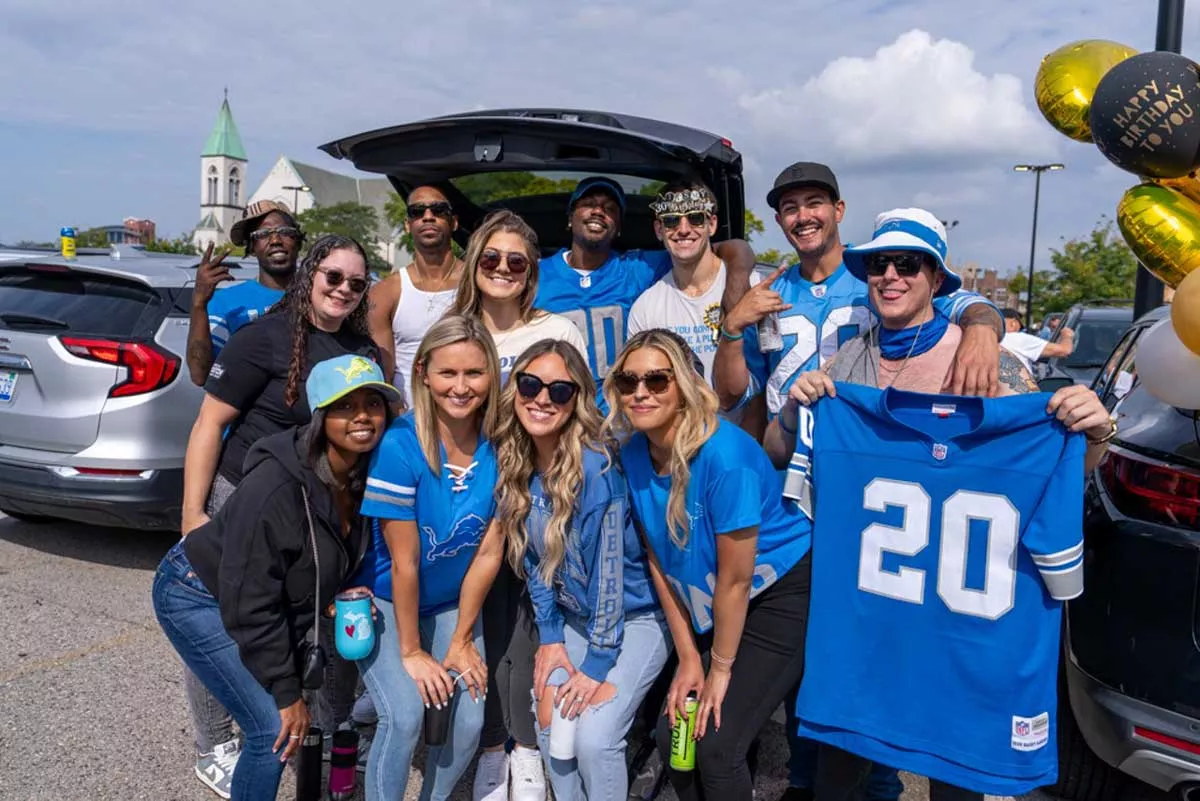 Image: Detroit Lions fans are just built different.