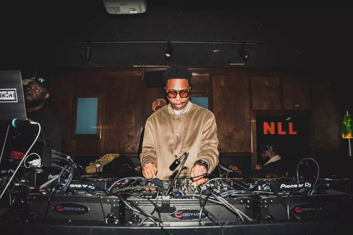Image: DJ YUNGD at New Dawn, Detroit’s African dance music series.