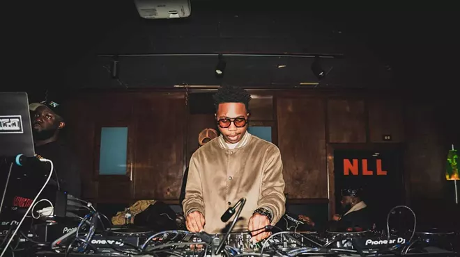 DJ YUNGD at New Dawn, Detroit’s African dance music series.