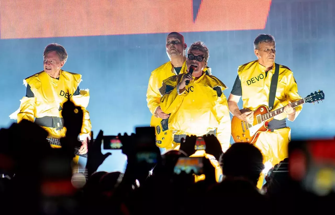Devo: 50 years of De-evolution…continued! The legendary new wave rockers of “Whip It” fame are back on the road again, bringing their classic punky kitsch to the Fillmore for one night only. The band’s prophetic message of “Devolution” and their strikingly original fusion of electronics and punk made them a singular influence throughout the ’80s and into the ’90s. Starts at 7 p.m. on Saturday, June 28 at the Fillmore; 2115 Woodward Ave., Detroit; ticketmaster.com. Tickets start at $83.