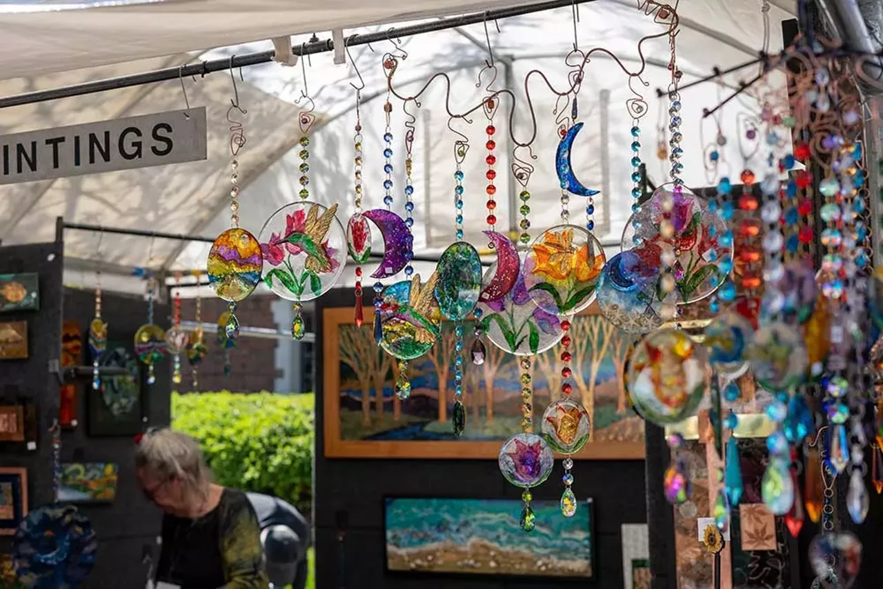 44th Annual Art Birmingham Here’s some plans for Mother’s Day weekend. Now in its 44th year, this free fine art fair is hosted by The Guild of Artists & Artisans and the Birmingham Bloomfield Art Center and features 150 jury-selected artists, live music, kids activities, food trucks, and craft cocktails. Attendees can explore paintings, jewelry, ceramics, and more work from both new and returning artists in scenic downtown Birmingham, with proceeds benefitting the BBAC. From 10 a.m.-6 p.m. on Saturday, May 10 and 10 a.m.-5 p.m. on Sunday, May 11 at Shain Park, downtown Birmingham; artbirmingham.org. No cover.