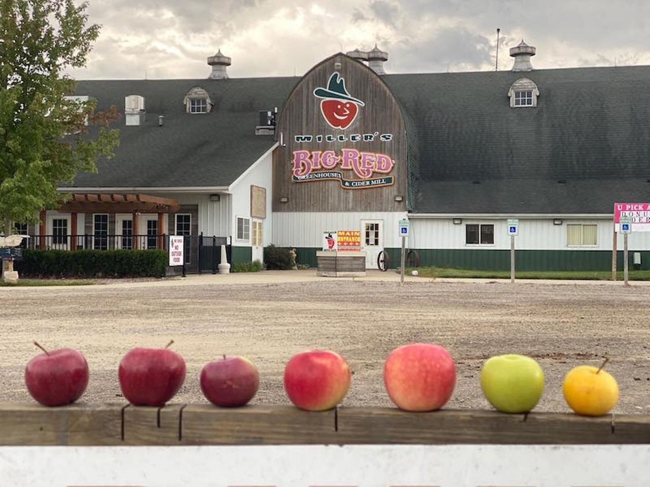 Big Red Apple Orchard
4900 W. 32 Mile Rd., Washington Twp.; 586-752-7888; facebook.com/bigredorchard  
It's still Big Red! Was that a Bring it On! reference? Sure, but it's the attitude to have as Big Red Apple Orchard brings wagon rides, cornhole, a petting zoo and, of course, apple and pumpkin picking to Michigan's fall.