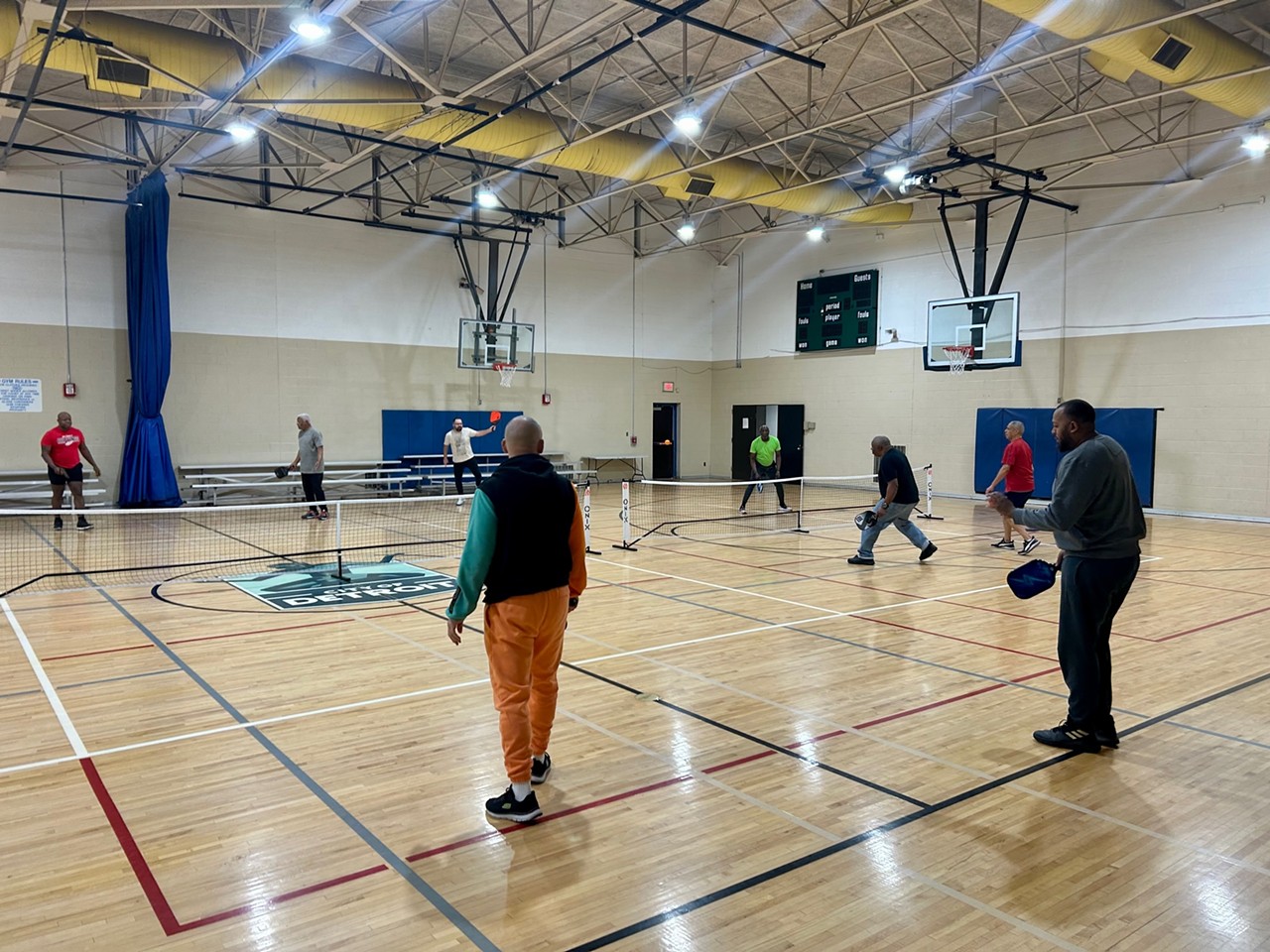 Adams Butzel Complex
10500 Lyndon, Detroit; 313-628-0990; detroit.mi.gov
Pickleball is very popular at this Detroit recreation center, attracting a variety of players from all skill levels. The gym is converted into pickleball courts every weekday from 8:30-11 a.m. and on Friday from 6-8 p.m.