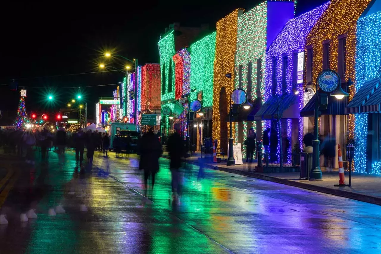 The Big, Bright Light Show Every year, downtown Rochester is decked out with colorful holiday lights, making for scenic shopping or bar hopping. From Nov. 25-Jan. 19 in downtown Rochester; downtownrochestermi.com.