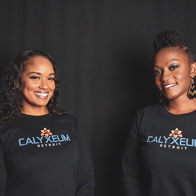 Rebecca Colett, CEO of Calyxeum and founder of the Detroit Cannabis Project, and LaToyia Rucker, COO of Calyxeum.