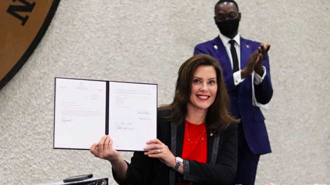 Whitmer signs ‘clean slate’ bill to expunge petty marijuana-related offenses from criminal records