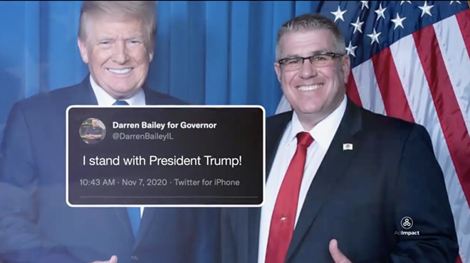 An ad for Illinois Republican candidate Darren Bailey, paid for by Democrats, was designed to promote him.