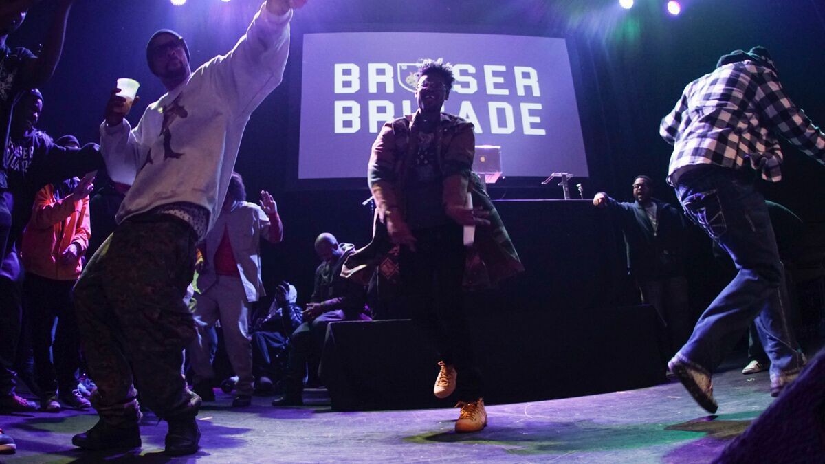 Danny Brown and the Bruiser Brigade at Detroit's Majestic Theatre, 2014.