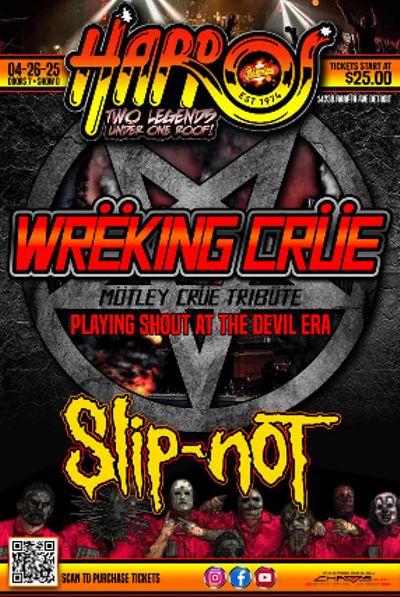 Image: Wreking Crue wsg Slip-not Tribute