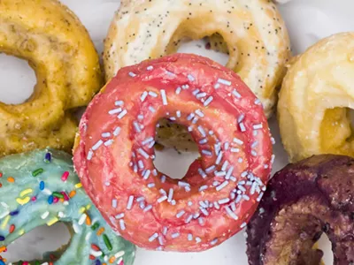 Yellow Light owner Nico Dimitrijevic and his team make up to 1,500 cake doughnuts from scratch on a weekend day.