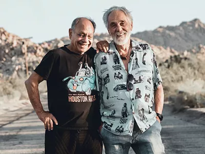 Cheech Marin (left) and Tommy Chong.