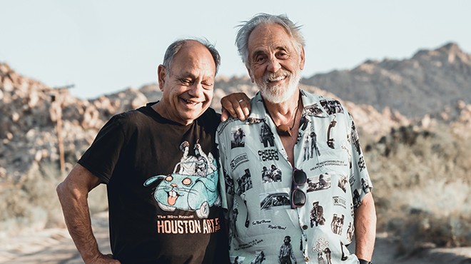 Cheech Marin (left) and Tommy Chong.