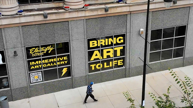The inaugural Electrifly Detroit Immersive Art Gallery.