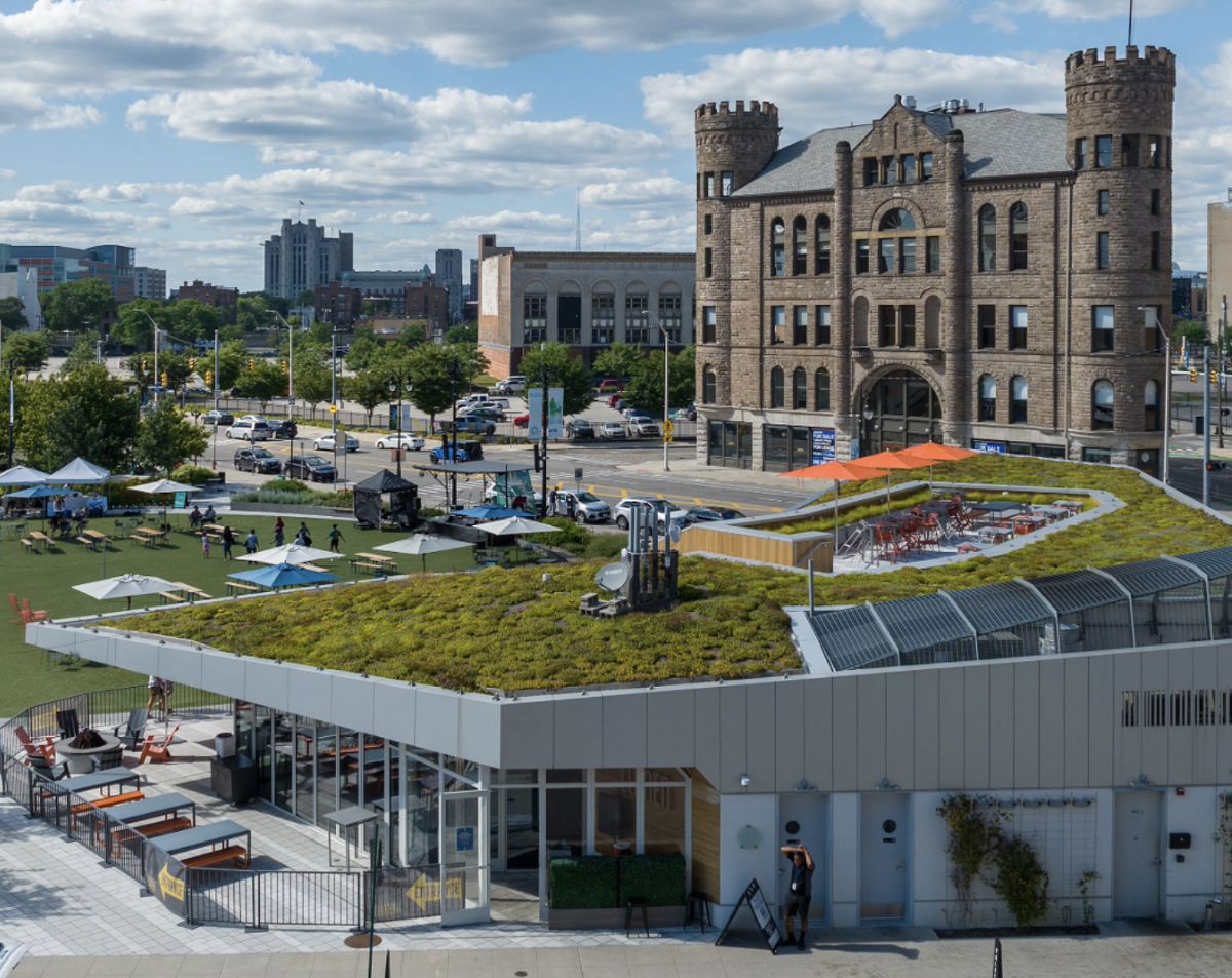 Image: Detroit’s Beacon Park, next to Castle Hall.